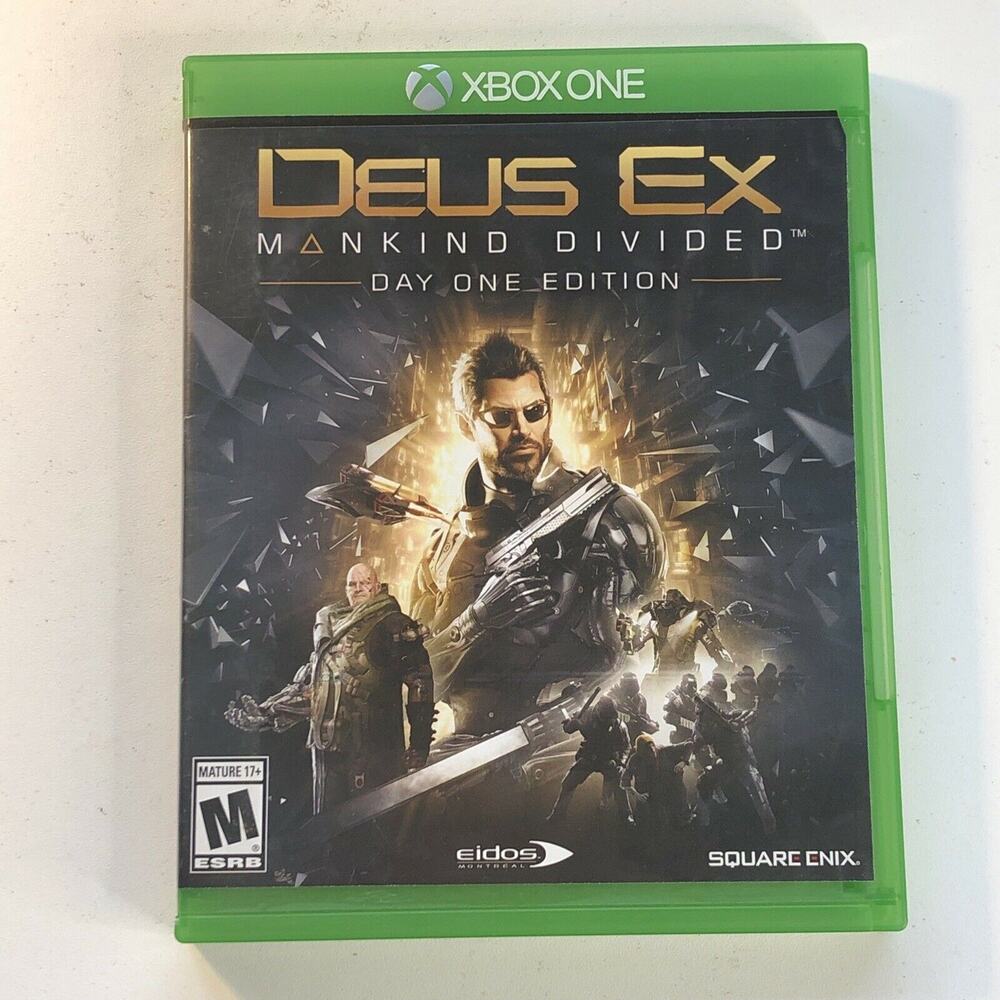 Deus Ex Mankind Divided Day One(Microsoft Xbox One) Manual NOT included UNTESTED
